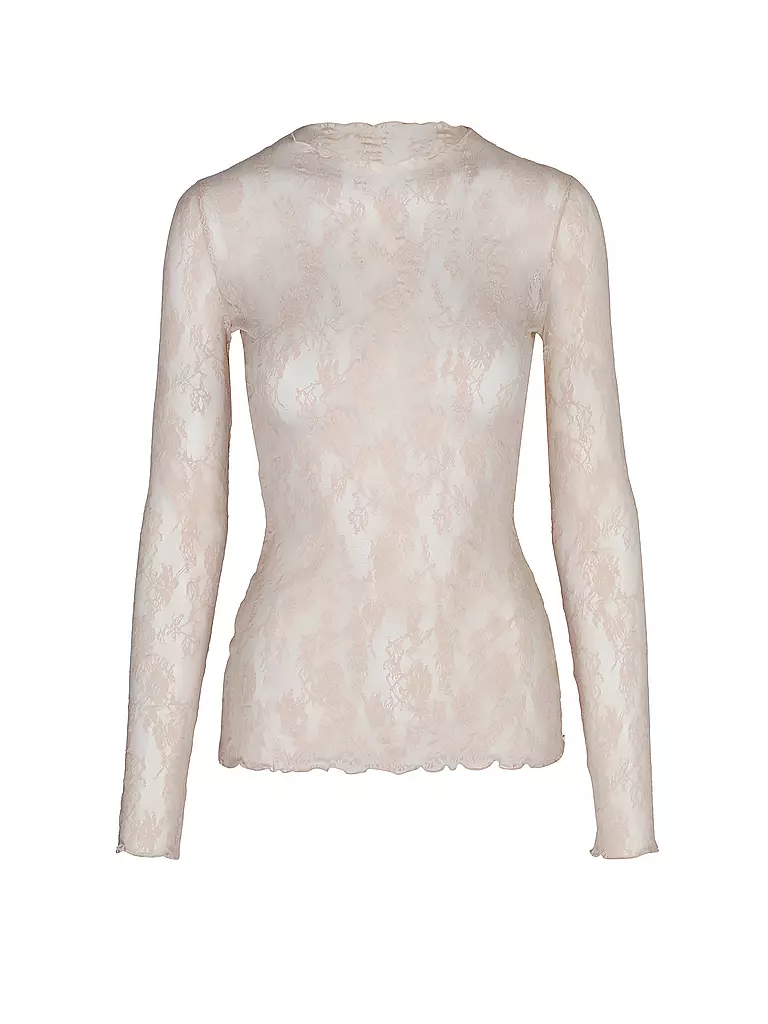 WOLFORD Spitzenshirt rosa